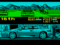 Lotus Esprit Turbo Challenge screenshot 4 for ZX Spectrum